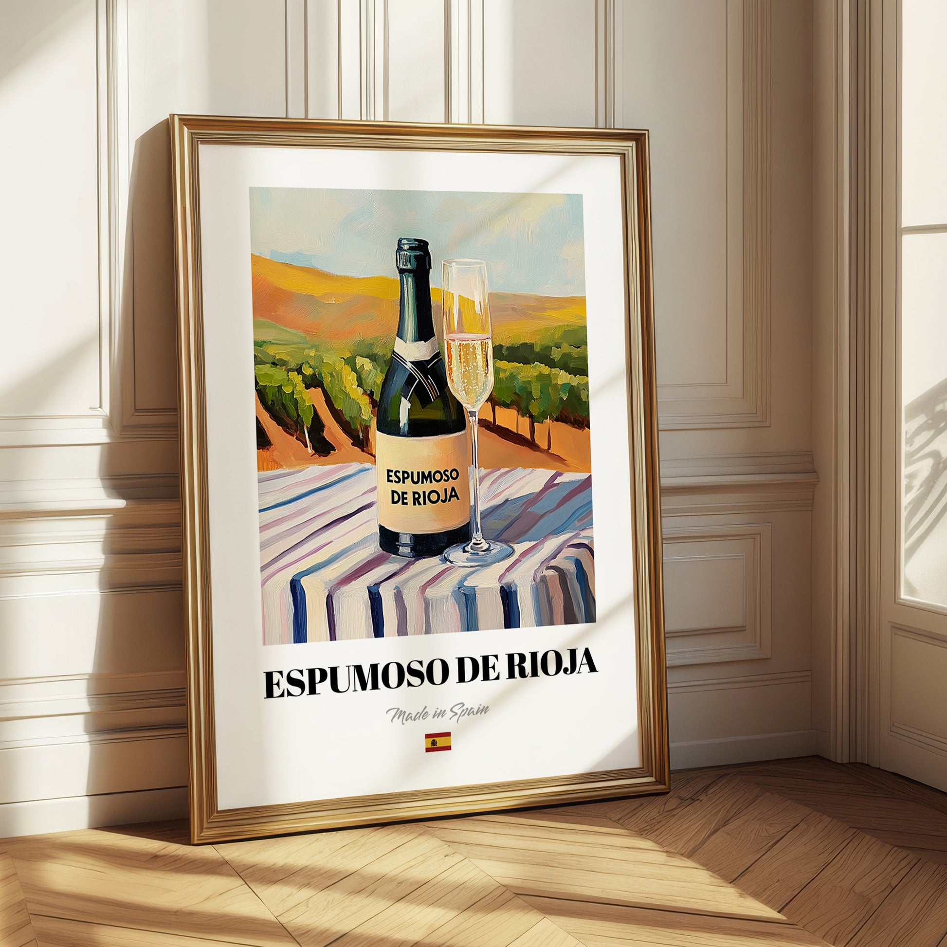 Espumoso de Rioja – Spanish Sparkling Wine, Vinoteca Illustration