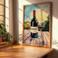 Bordeaux – French Red Wine, Wine Bar Poster, clean layout with no caption