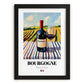 Bourgogne – French Red Wine, Vinoteca Print, in sleek black frame
