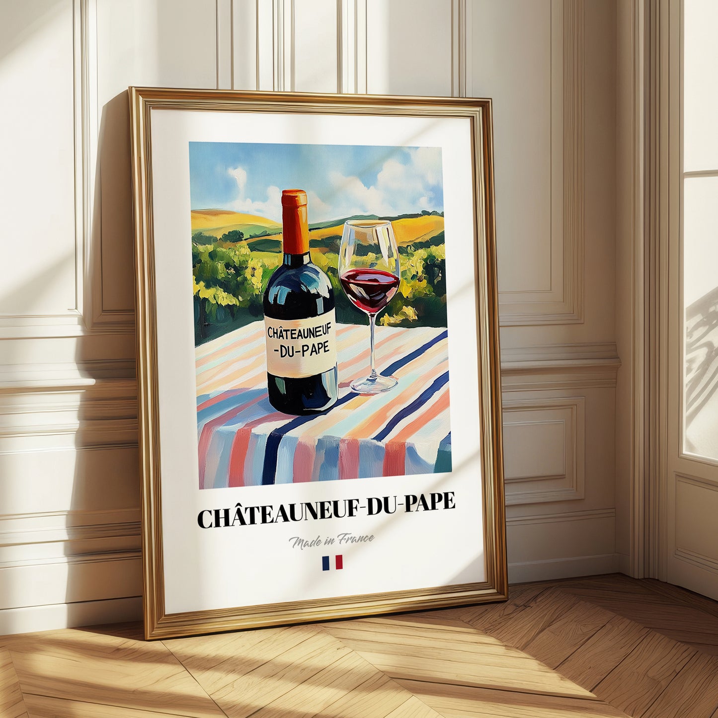 Châteauneuf-du-Pape – French Red Wine, Wine Bar Print