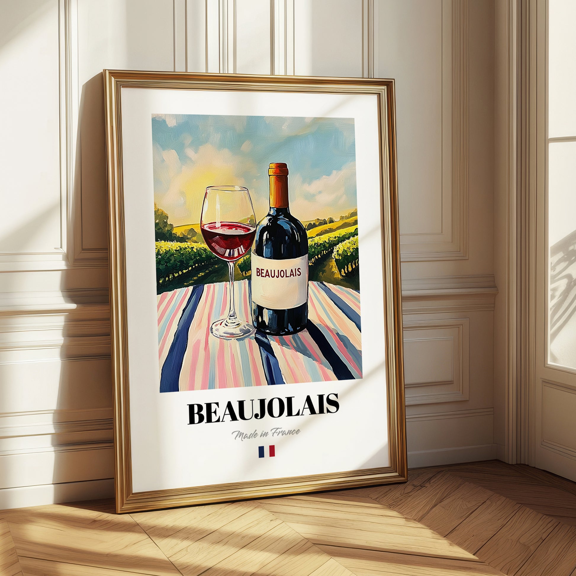 Beaujolais – French Red Wine, Vinoteca Wall Art