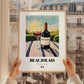 Beaujolais – French Red Wine, Vinoteca Wall Art, styled in a charming Paris street view