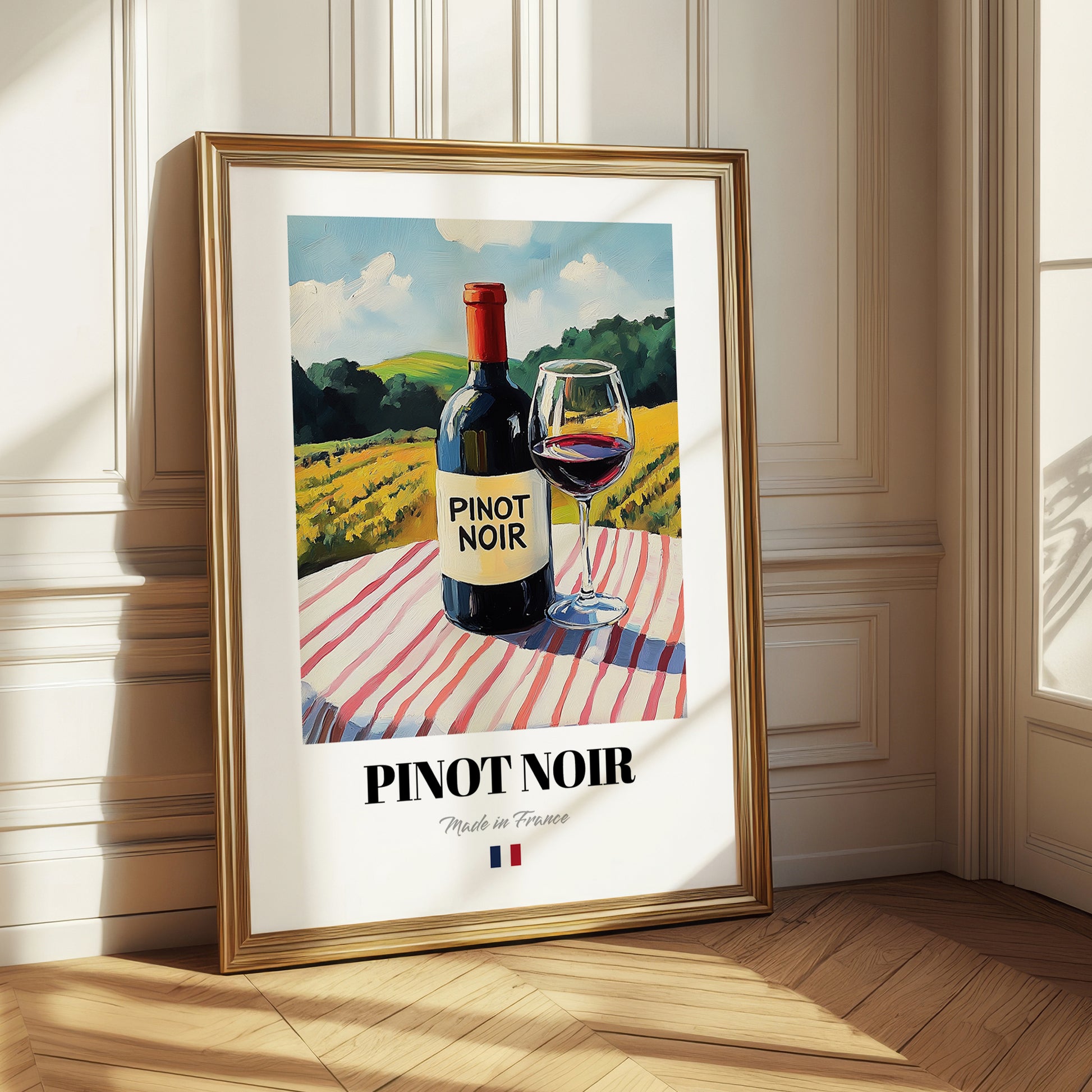 Pinot Noir – French Red Wine, Wine Bar Wall Art