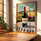 Syrah – French Red Wine, Vinoteca Poster, clean layout with no caption