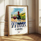 Cahors – French Red Wine, Vineyard Terrace Print