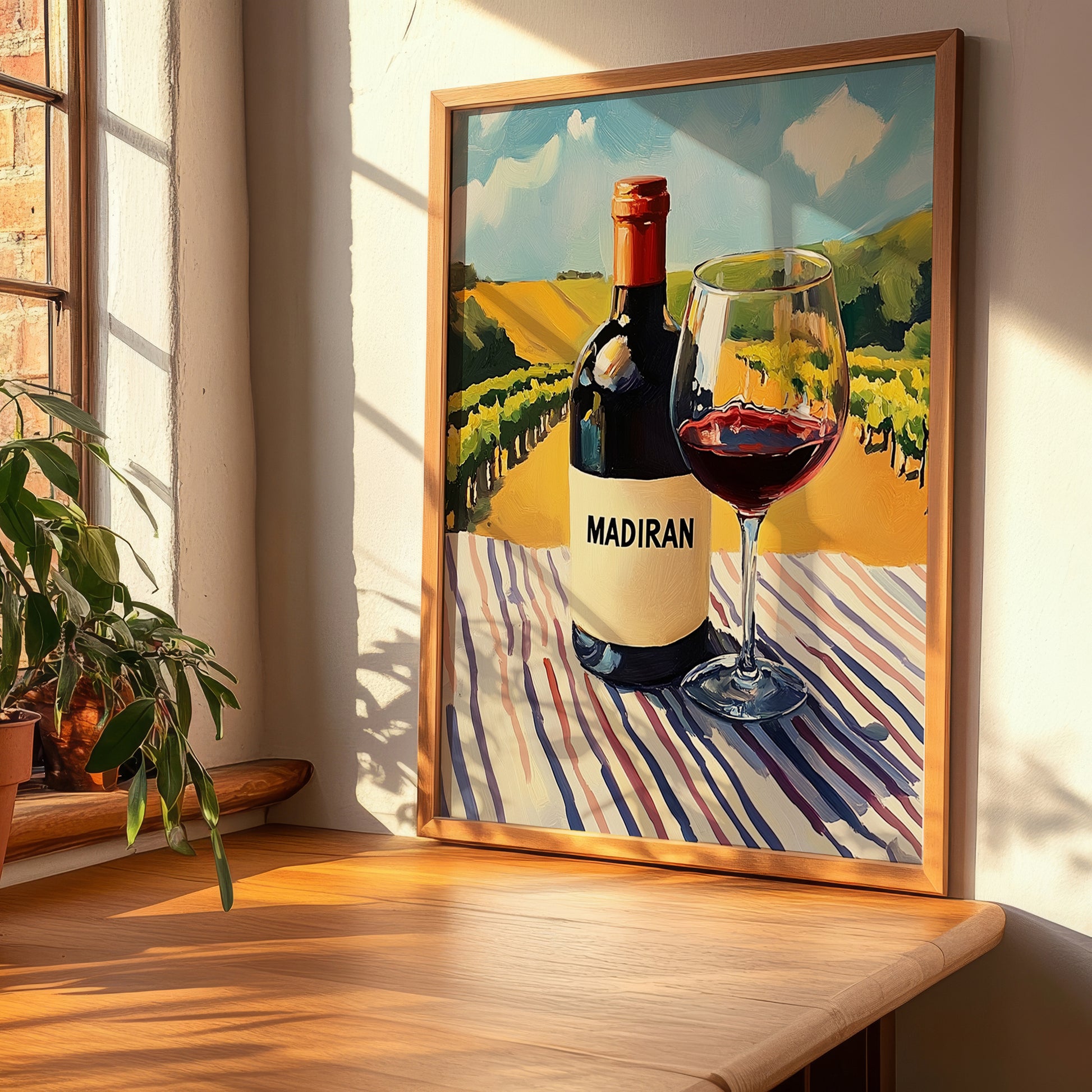 Madiran – French Red Wine, Vinoteca Wall Art, clean layout with no caption