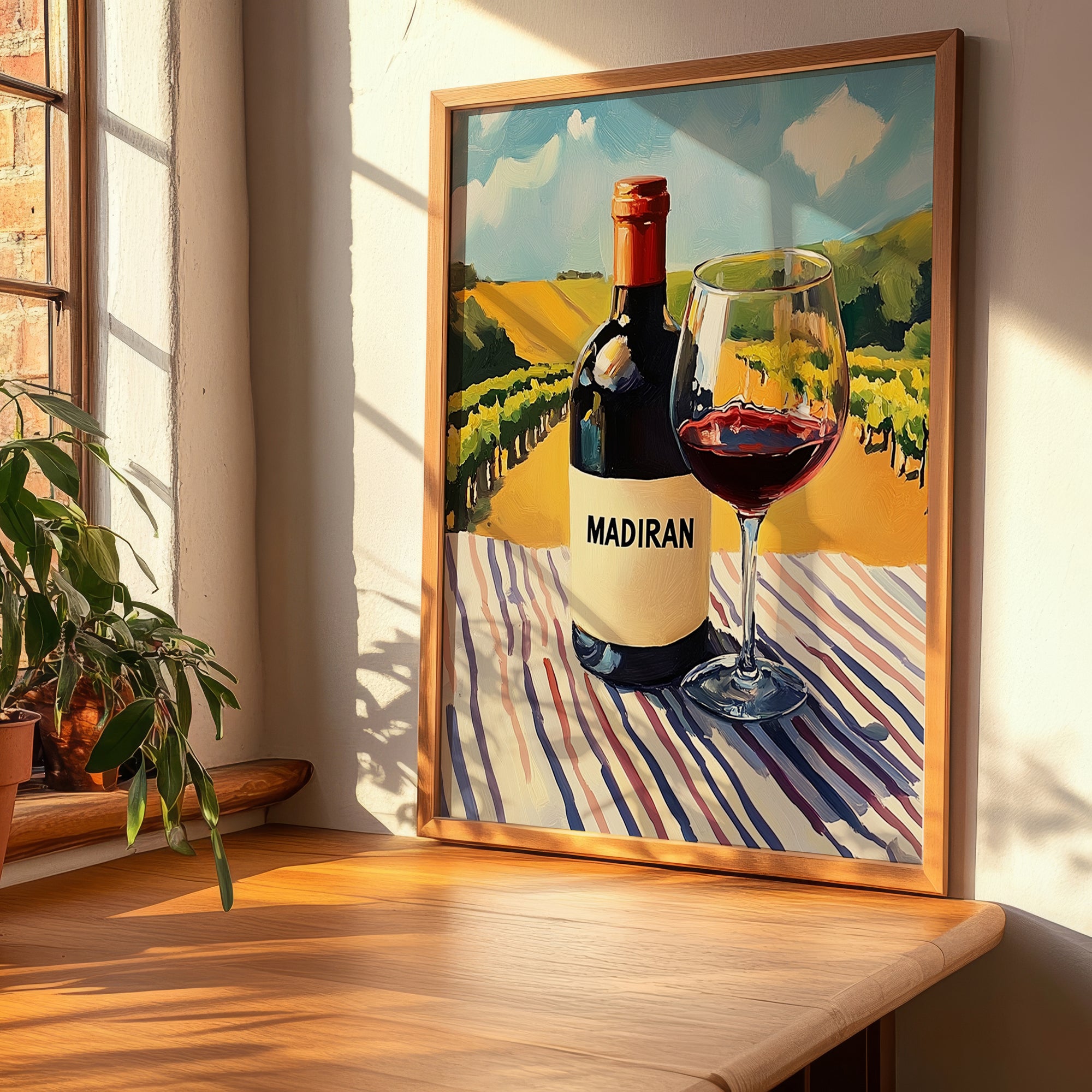 Madiran – French Red Wine, Vinoteca Wall Art, clean layout with no caption