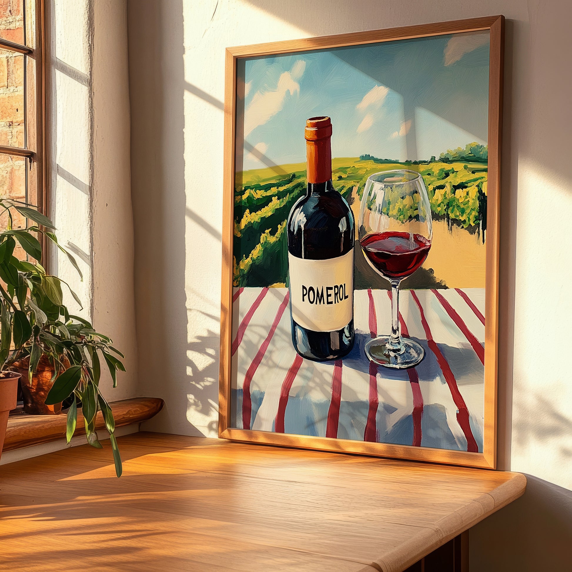 Pomerol – French Red Wine, Vinoteca Still Life, clean layout with no caption