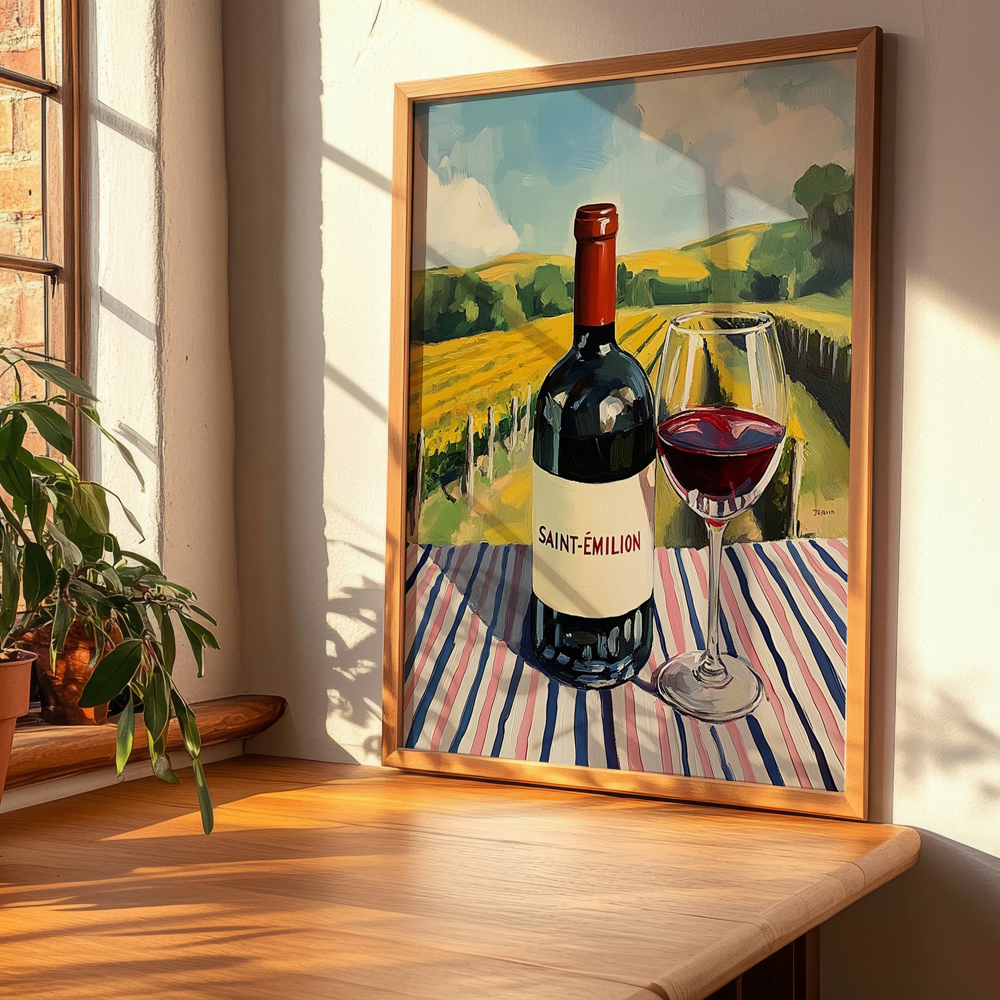 Saint-Émilion – French Red Wine, Vinoteca Still Life, clean layout with no caption