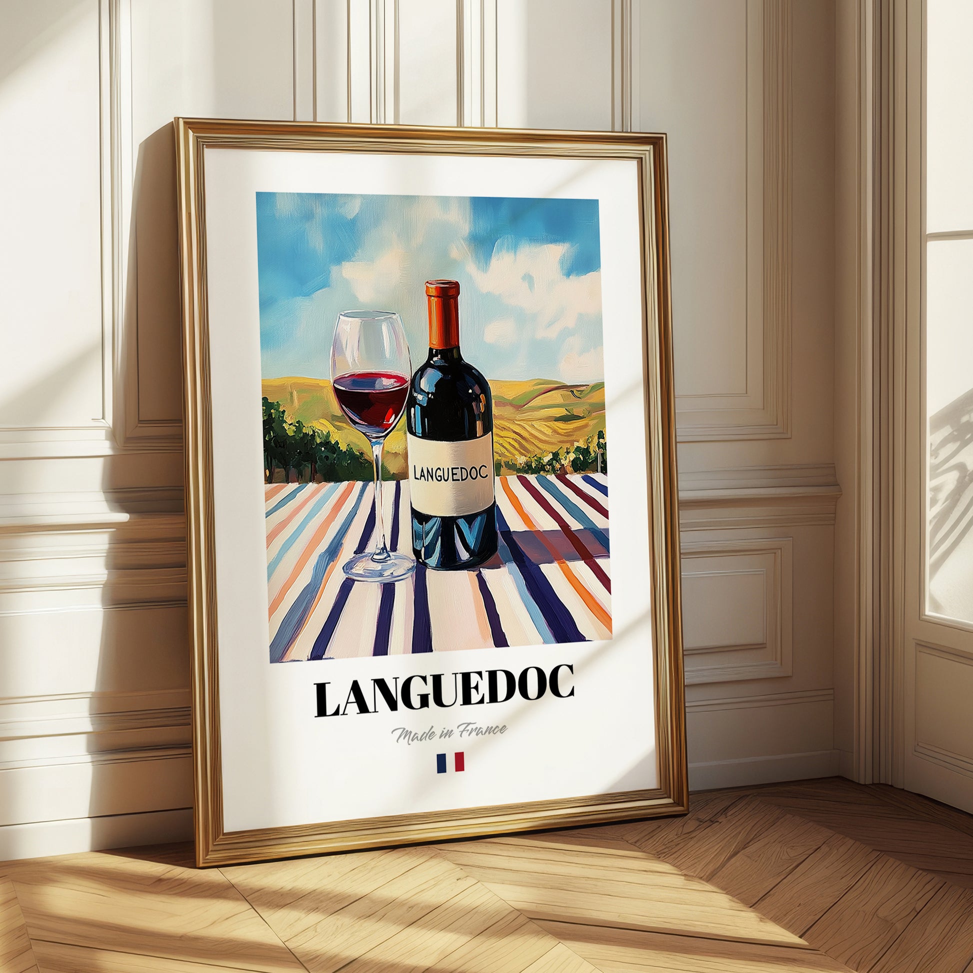 Languedoc – French Red Wine, Enoteca Wall Decor