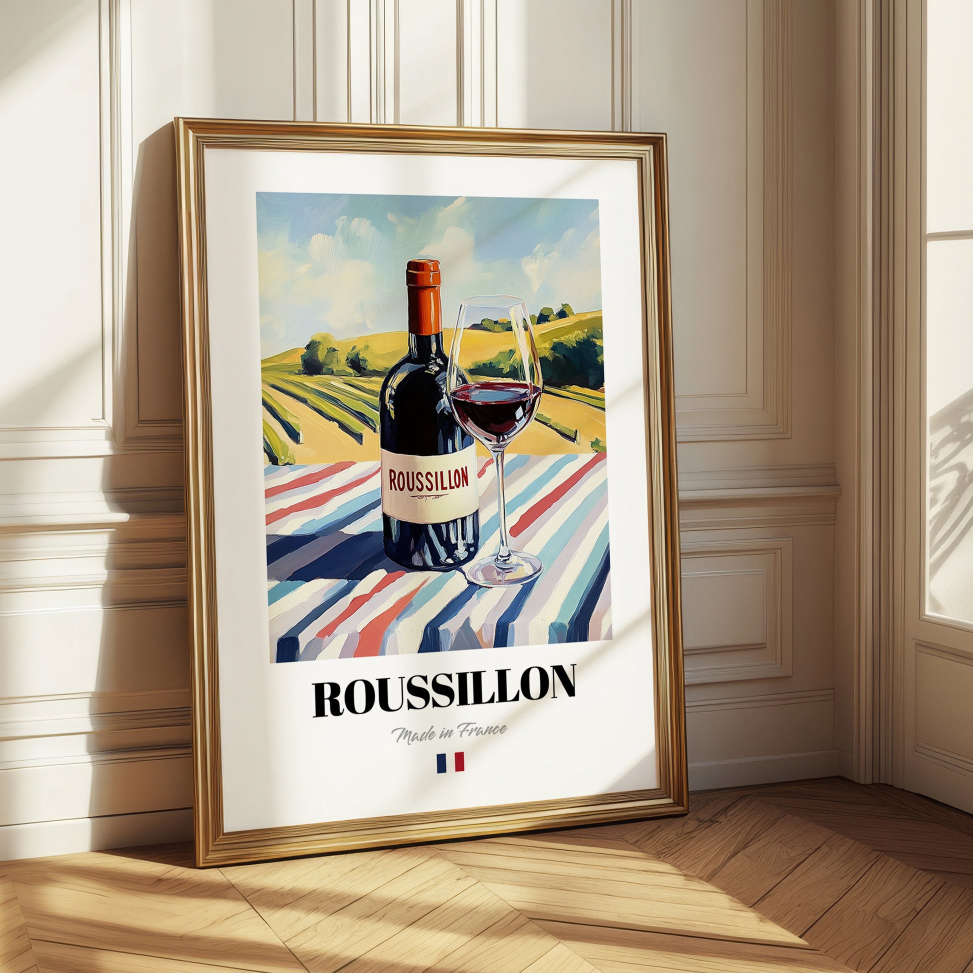 Roussillon – French Red Wine, Enoteca Wall Art