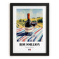 Roussillon – French Red Wine, Enoteca Wall Art, in sleek black frame