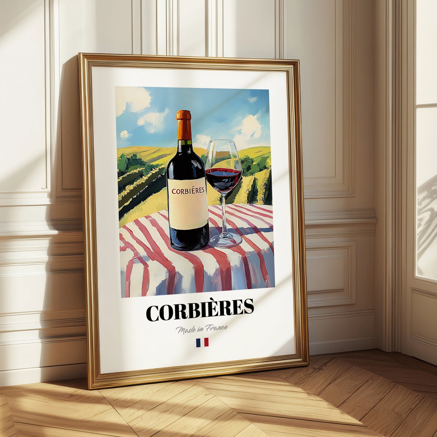 Corbières – French Red Wine, Wine Bar Print