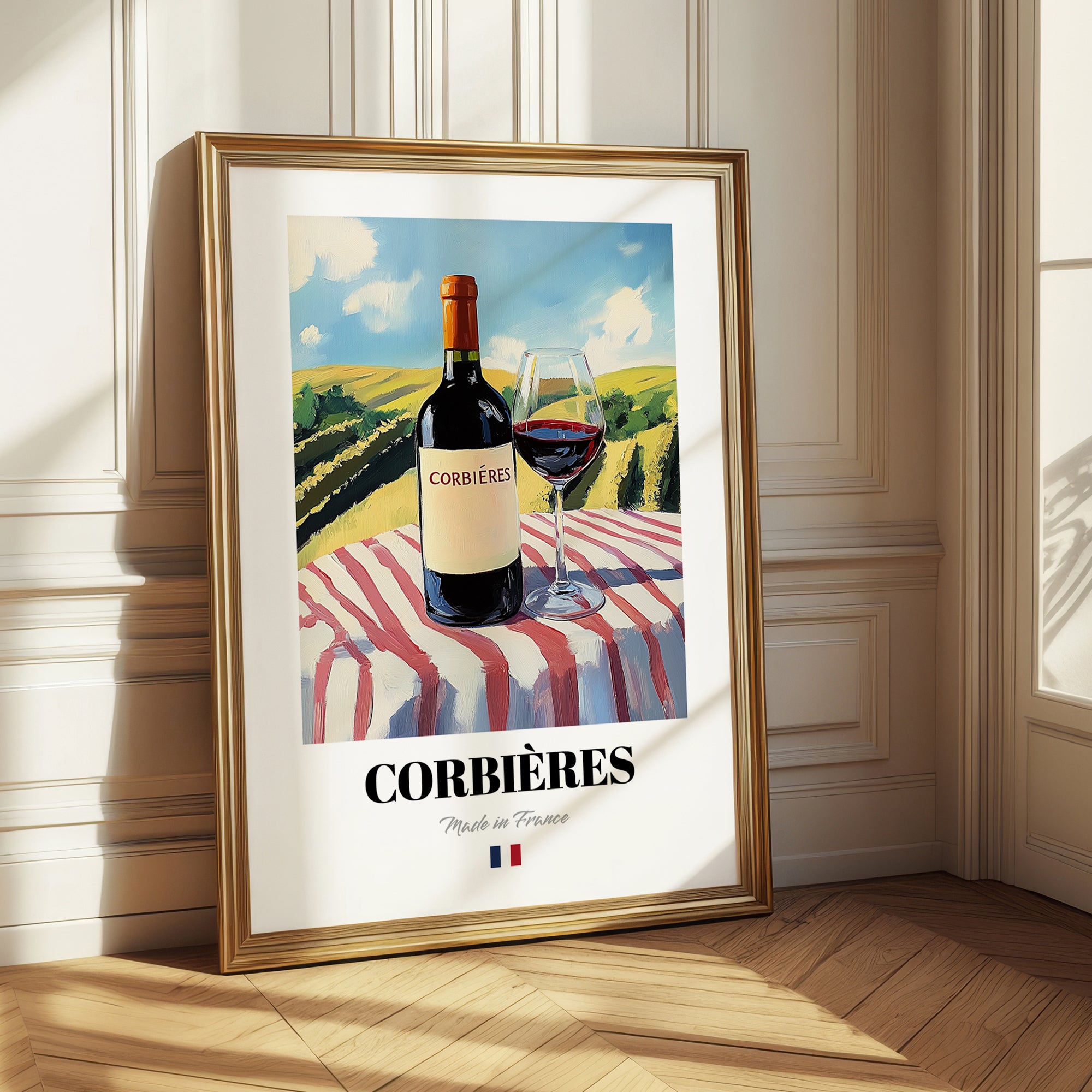 Corbières – French Red Wine, Wine Bar Print