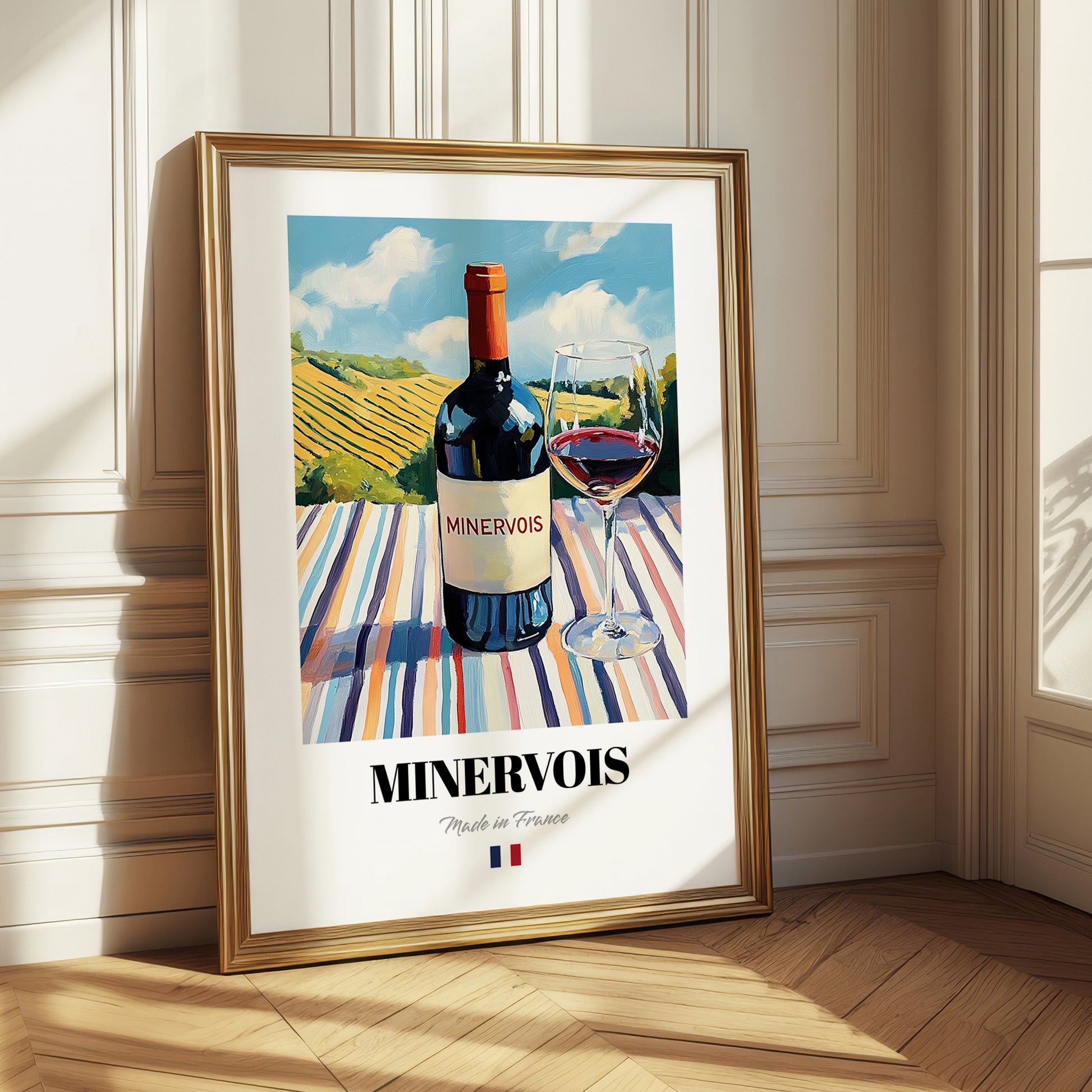Minervois – French Red Wine, Wine Bar Print