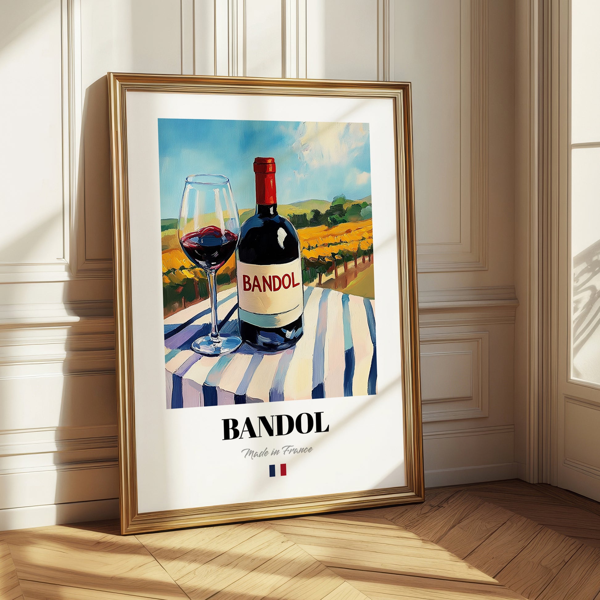 Bandol – French Red Wine, Wine Bar Poster