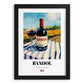 Bandol – French Red Wine, Wine Bar Poster, in sleek black frame