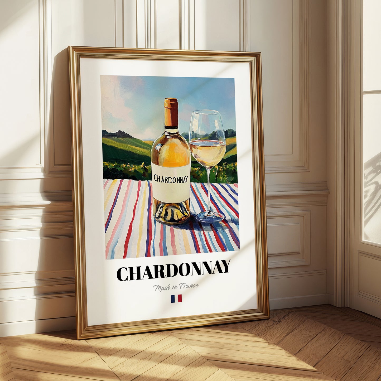 Chardonnay – French White Wine, Vinoteca Wall Art
