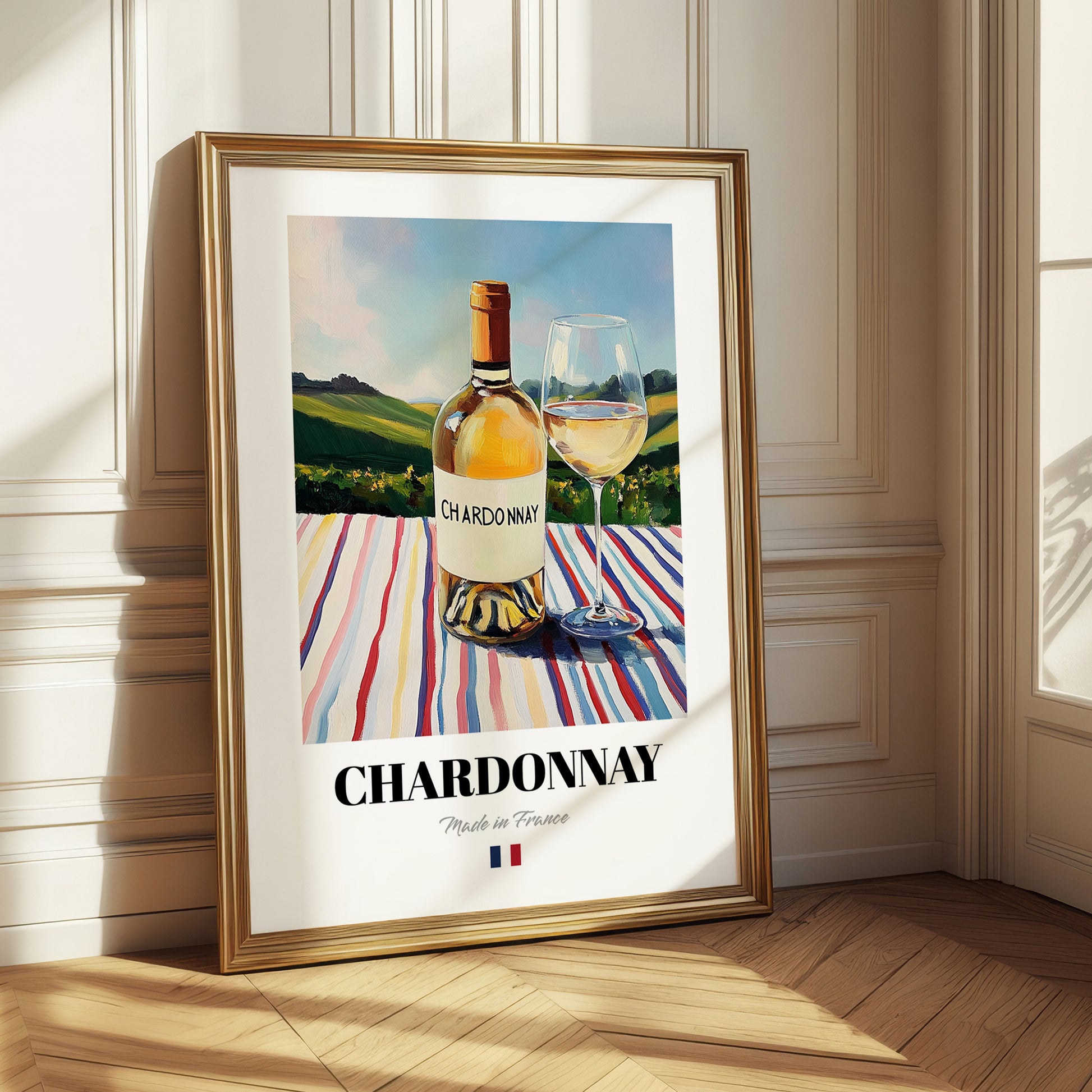 Chardonnay – French White Wine, Vinoteca Wall Art