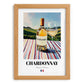 Chardonnay – French White Wine, Vinoteca Wall Art, set in oak frame