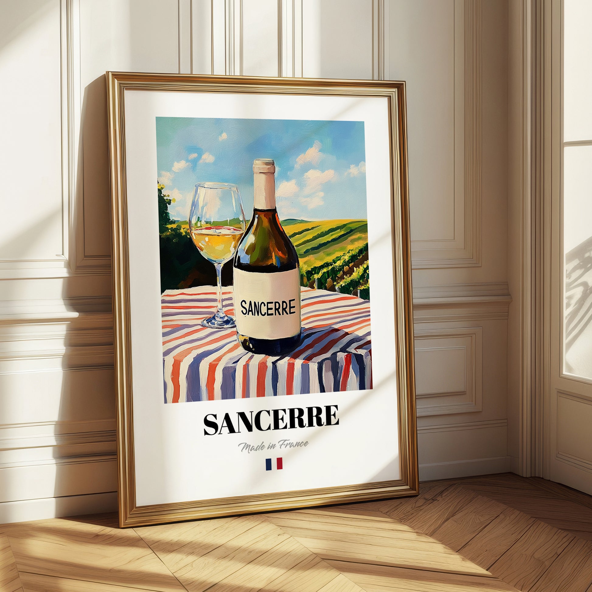 Sancerre – French White Wine, Wine Bar Poster