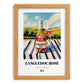 Languedoc Rosé – French Rose Wine, Vinoteca Print, set in oak frame