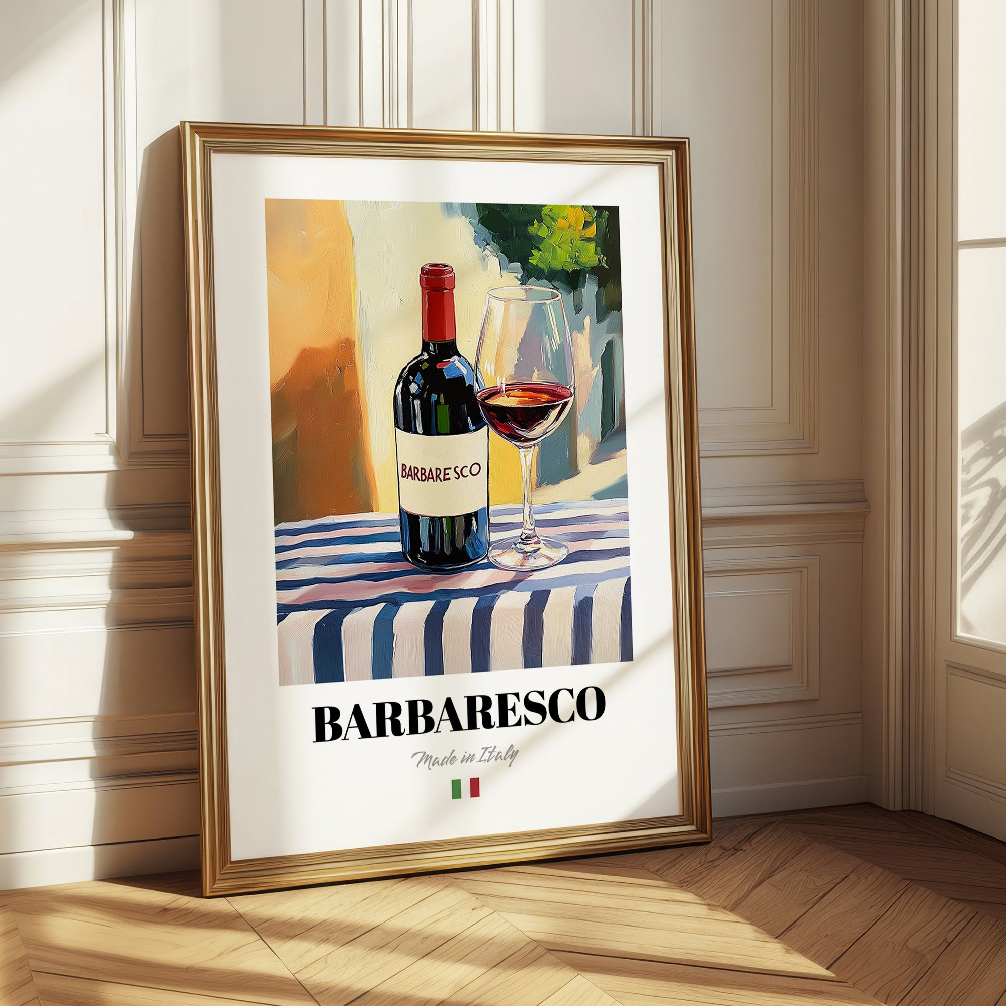 Barbaresco – Italian Red Wine, Wine Bar Poster