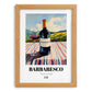 Barbaresco – Italian Red Wine, Wine Bar Still Life, set in oak frame