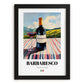 Barbaresco – Italian Red Wine, Wine Bar Still Life, in sleek black frame