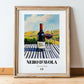 Nero d'Avola – Italian Red Wine, Wine Bar Wall Art, in wooden frame leaning on the floor