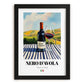 Nero d'Avola – Italian Red Wine, Wine Bar Wall Art, in sleek black frame