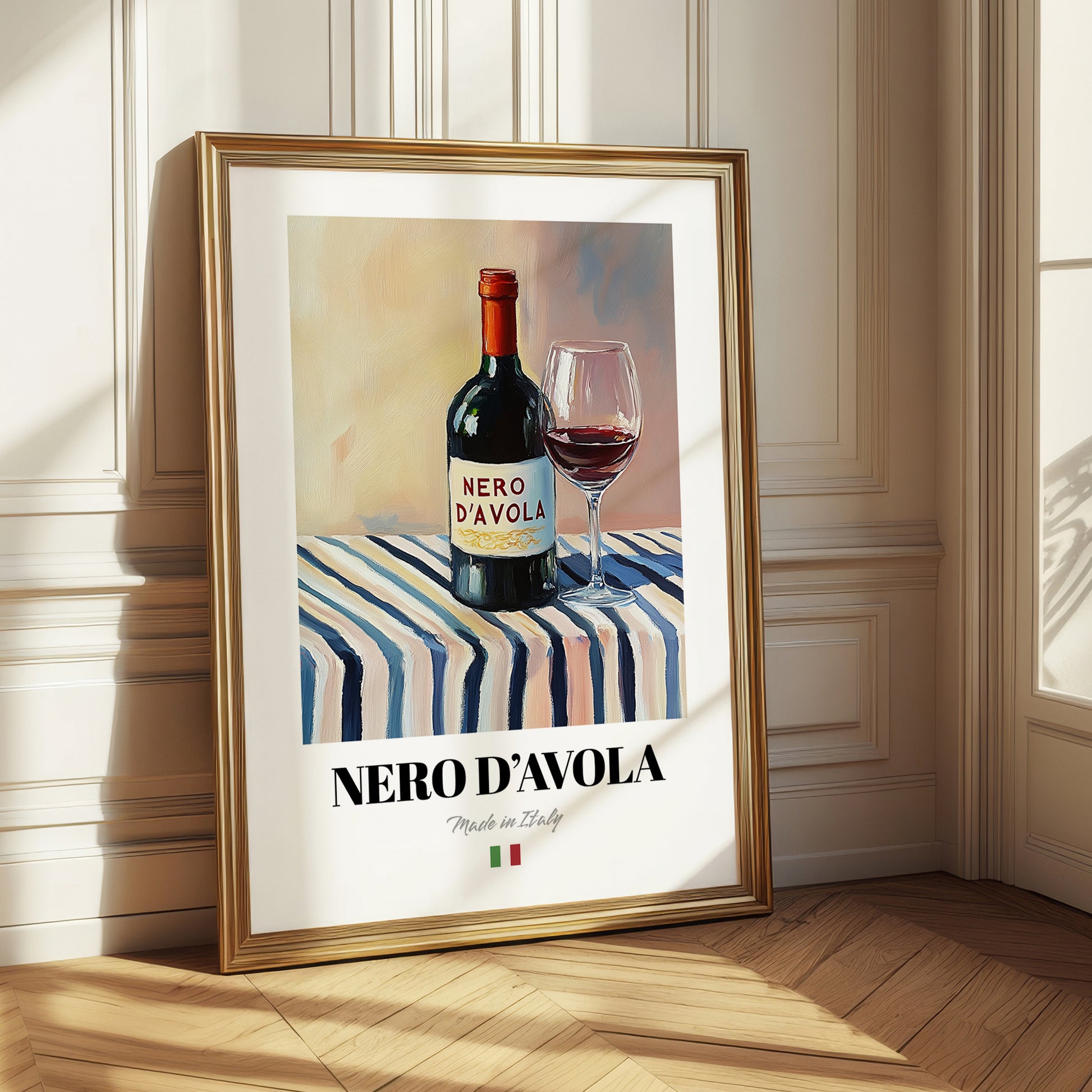 Nero d'Avola – Italian Red Wine, Vinoteca Painting