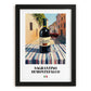 Sagrantino di Montefalco – Italian Red Wine, Enoteca Poster, in sleek black frame