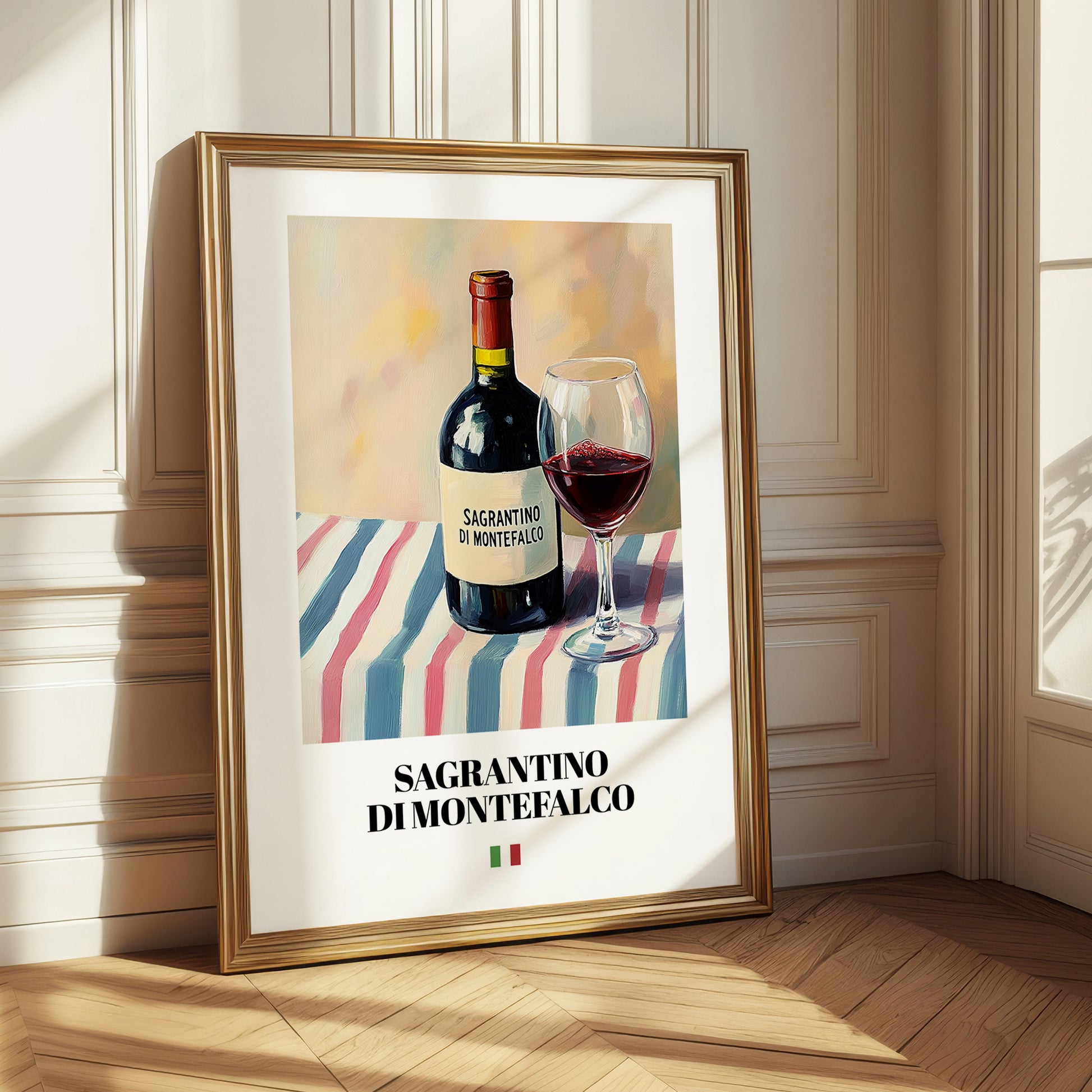 Sagrantino di Montefalco – Italian Red Wine, Wine Bar Poster