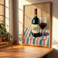 Sagrantino di Montefalco – Italian Red Wine, Wine Bar Poster, clean layout with no caption