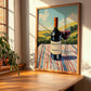 Sagrantino di Montefalco – Italian Red Wine, Wine Bar Painting, clean layout with no caption