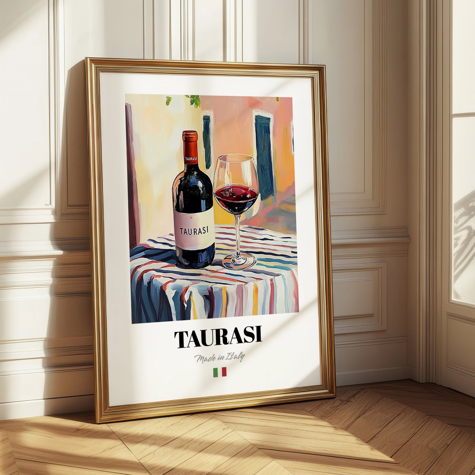 Taurasi – Italian Red Wine, Vineyard Terrace Wall Decor