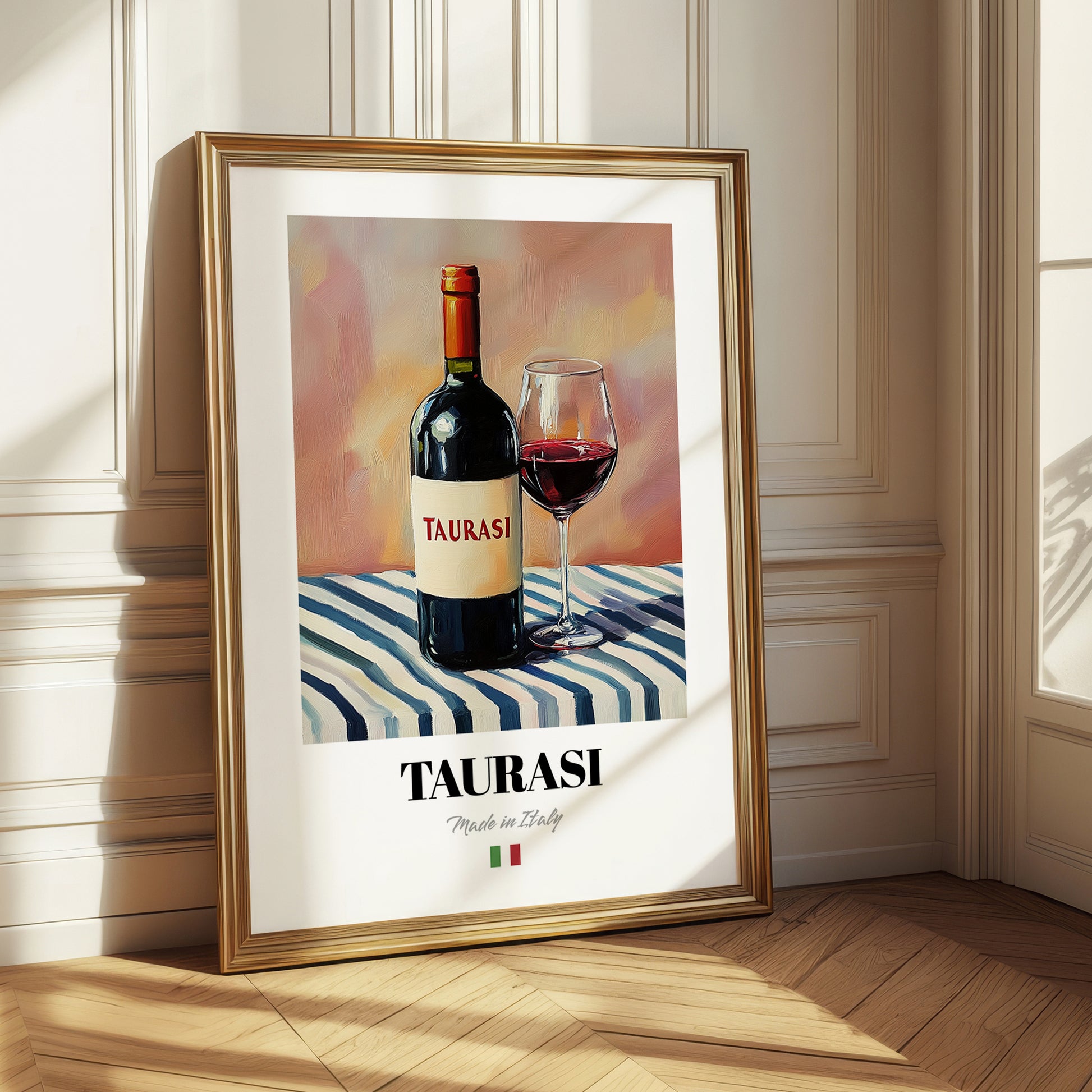 Taurasi – Italian Red Wine, Vineyard Terrace Print