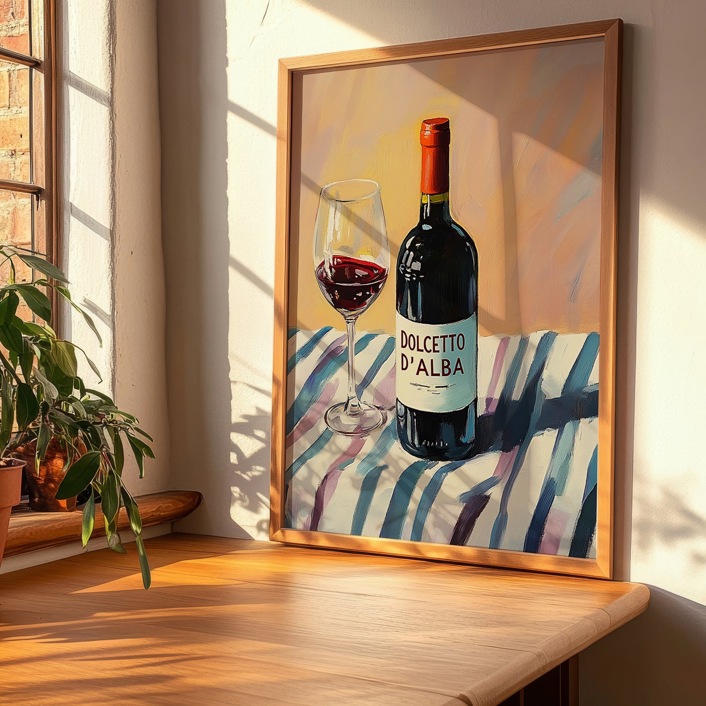 Dolcetto d'Alba – Italian Red Wine, Wine Bar Wall Art, clean layout with no caption