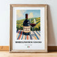 Morellino di Scansano – Italian Red Wine, Vinoteca Art, in wooden frame leaning on the floor