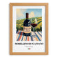 Morellino di Scansano – Italian Red Wine, Vinoteca Art, set in oak frame