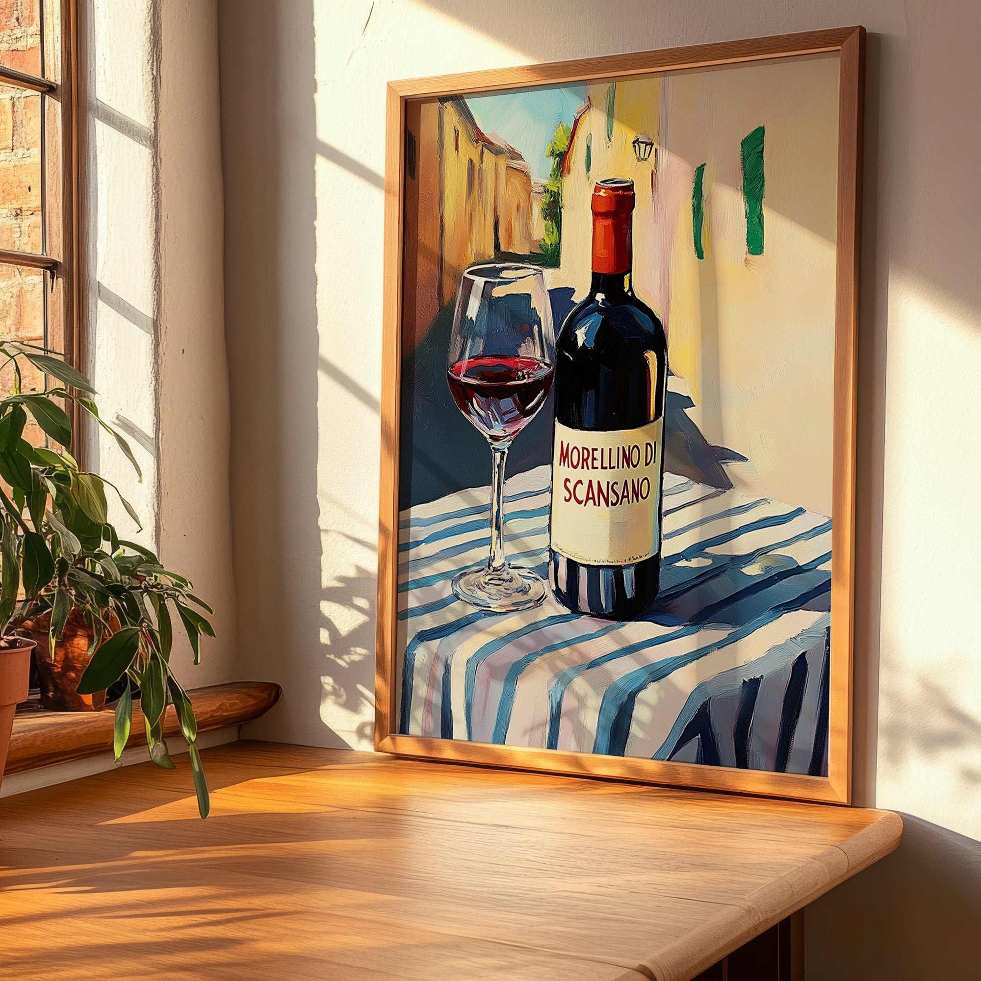 Morellino di Scansano – Italian Red Wine, Tasting Room Wall Art, clean layout with no caption