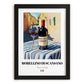 Morellino di Scansano – Italian Red Wine, Tasting Room Wall Art, in sleek black frame