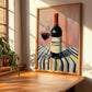 Morellino di Scansano – Italian Red Wine, Tasting Room Wall Art, clean layout with no caption