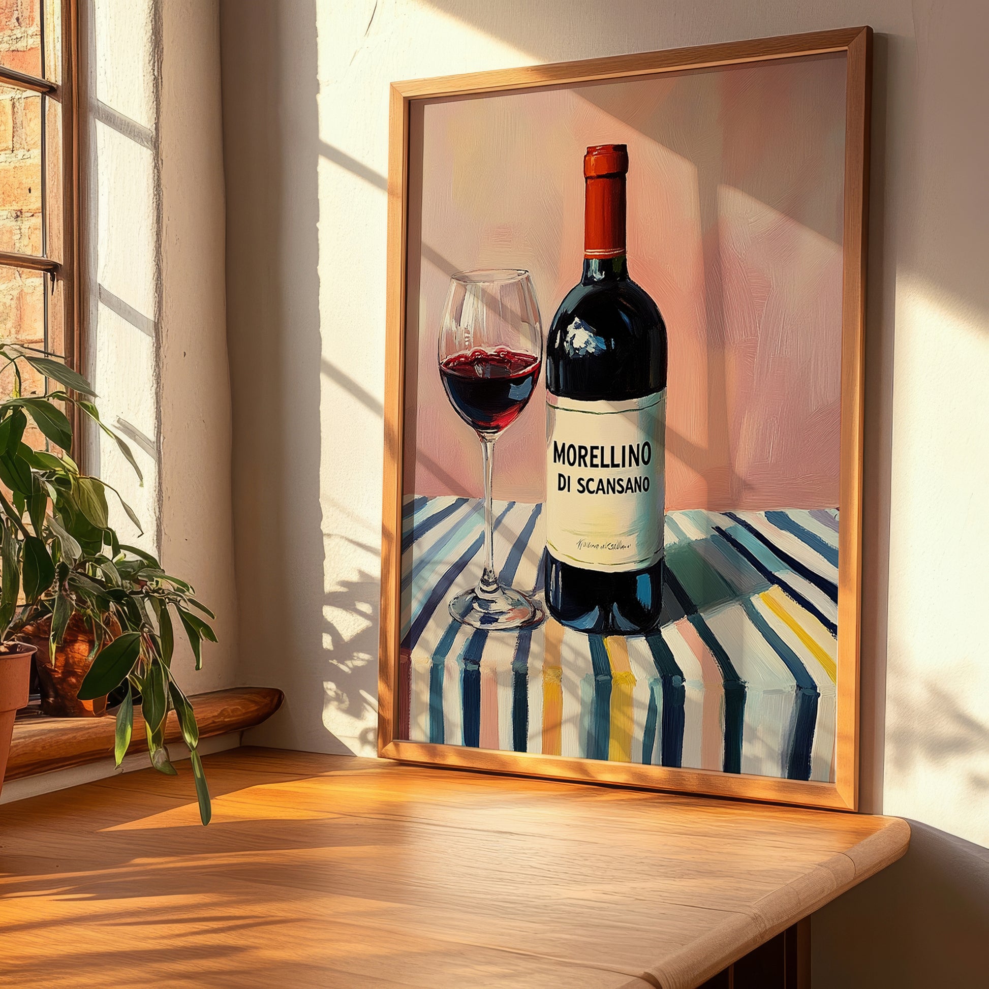 Morellino di Scansano – Italian Red Wine, Tasting Room Wall Art, clean layout with no caption