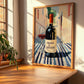 Cannonau di Sardegna – Italian Red Wine, Wine Bar Poster, clean layout with no caption