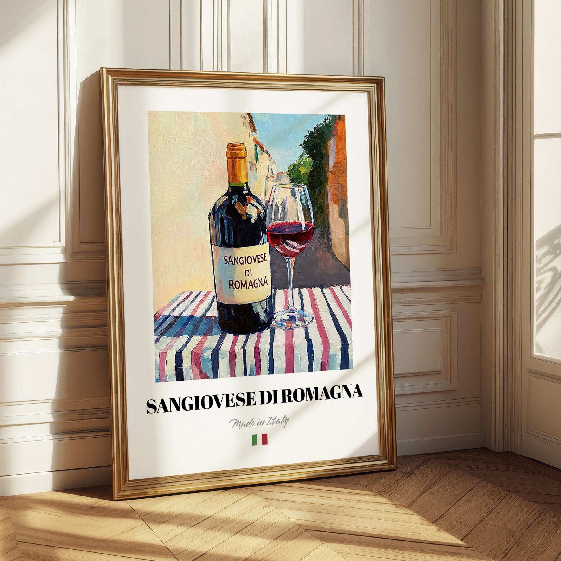 Sangiovese di Romagna – Italian Red Wine, Wine Bar Poster