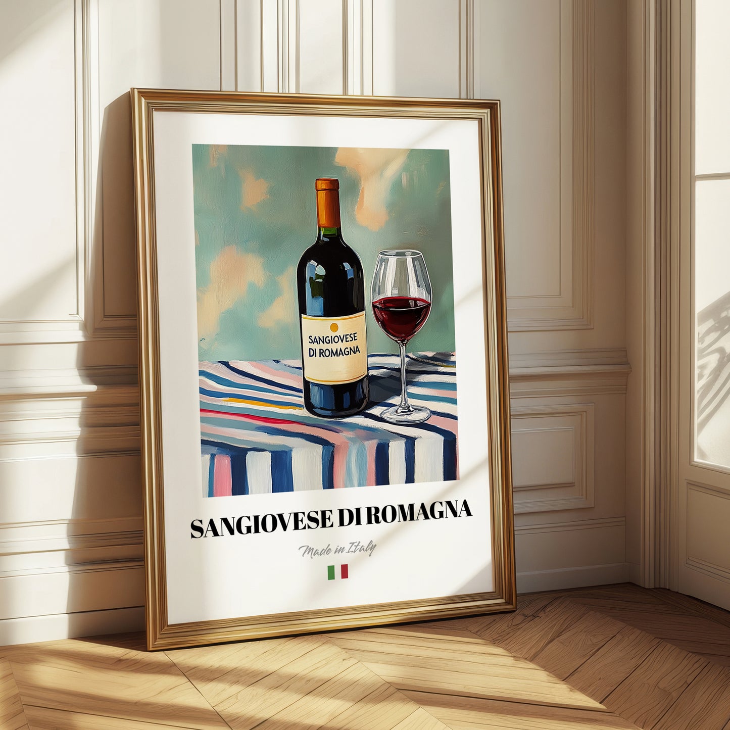 Sangiovese di Romagna – Italian Red Wine, Vinoteca Poster