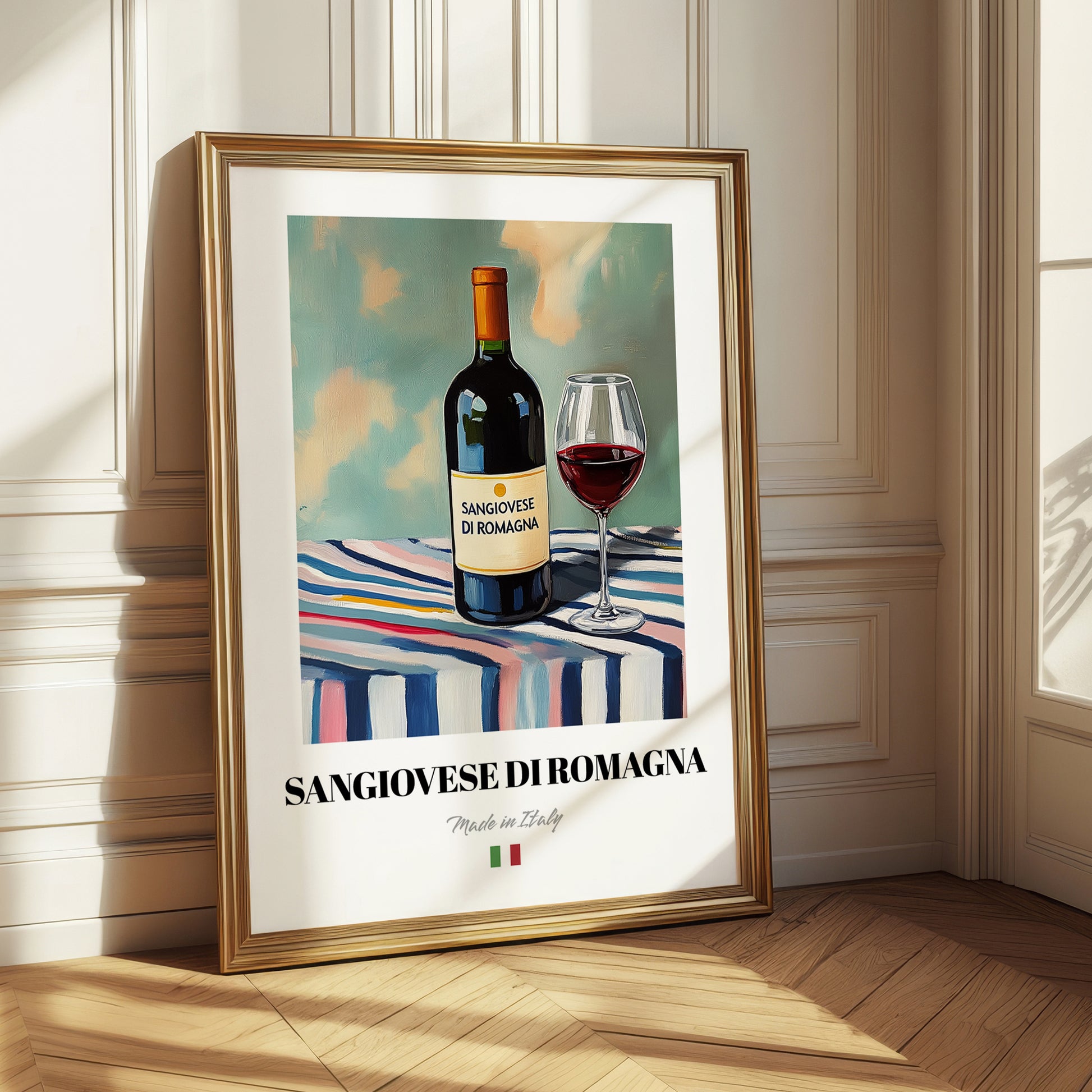 Sangiovese di Romagna – Italian Red Wine, Vinoteca Poster