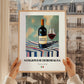 Sangiovese di Romagna – Italian Red Wine, Vinoteca Poster, styled in a charming Paris street view